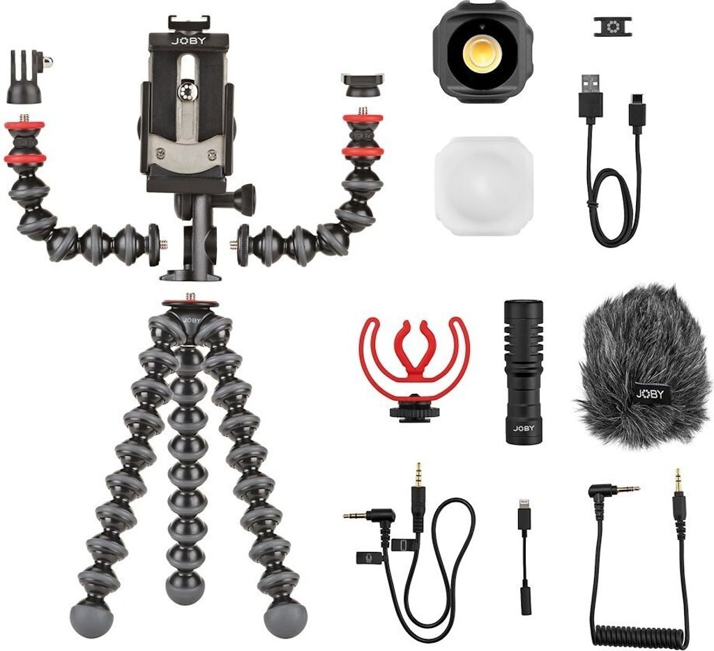 Joby GorillaPod Mobiles Vlogging Kit (Mikro, Leuchte, Rig) Produktbild 