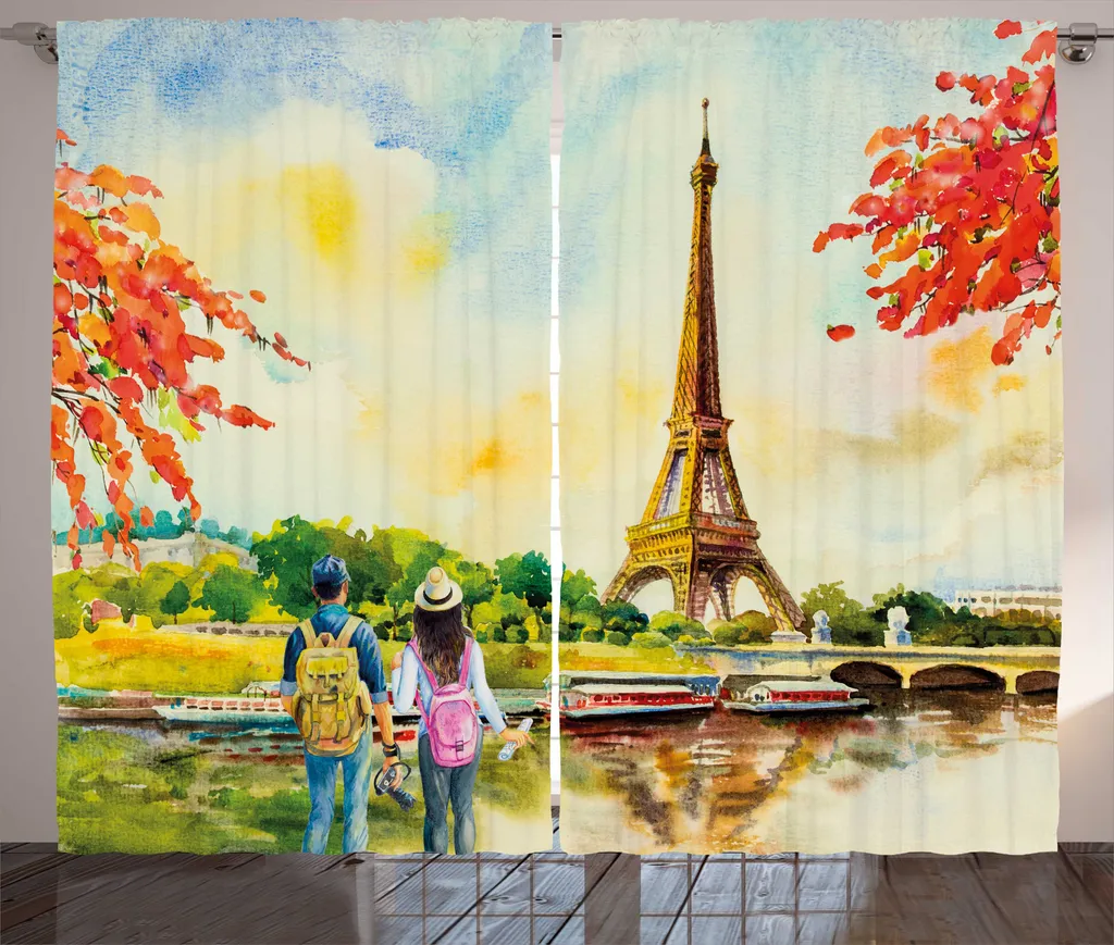 Rideau Occultant 280x225 cm : Cachez le Vis-à-Vis avec Style Rustique Paris