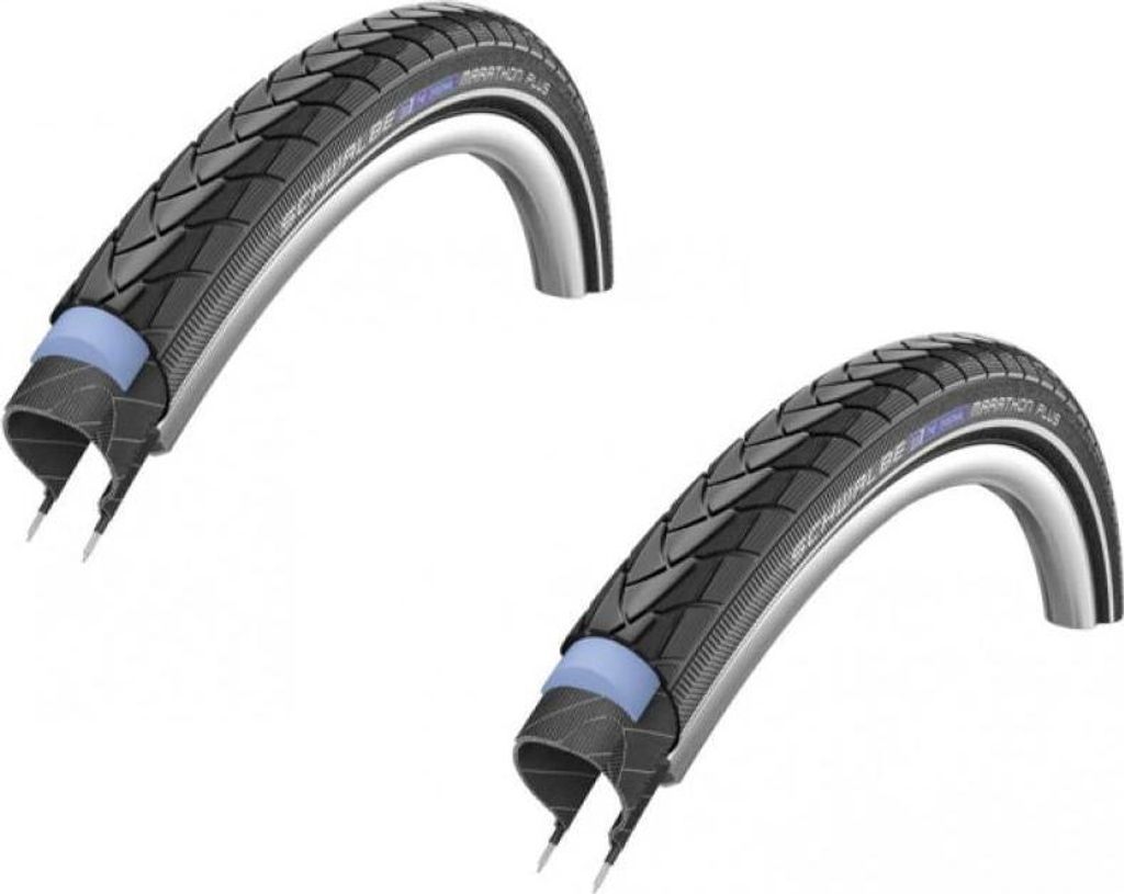 Schwalbe 2 x Reifen Drahtreifen MARATHON PLUS Performance Smart Guard 26x1.75...