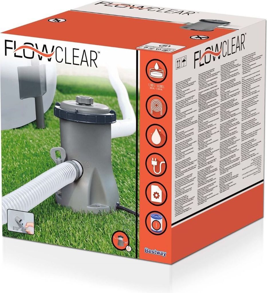 BESTWAY Flowclear bazénové filtračné čerpadlo kartušový Obrázok produktu 