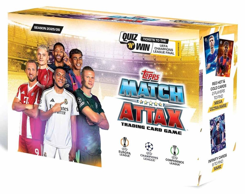 Topps UEFA Champions League Match Attax 2025/26 Trading and Zdjęcie produktu 