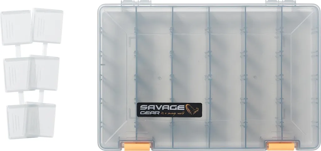Boîte à leurres fumée Savage Gear 5A pour l'équipement du pêcheur