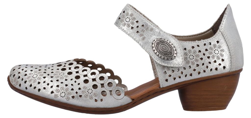 Sandalen mit Absatz aus Leder Produktbild 