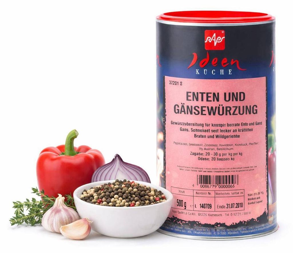 Raps - Enten- und Gänsewürzung, 850 g Dose