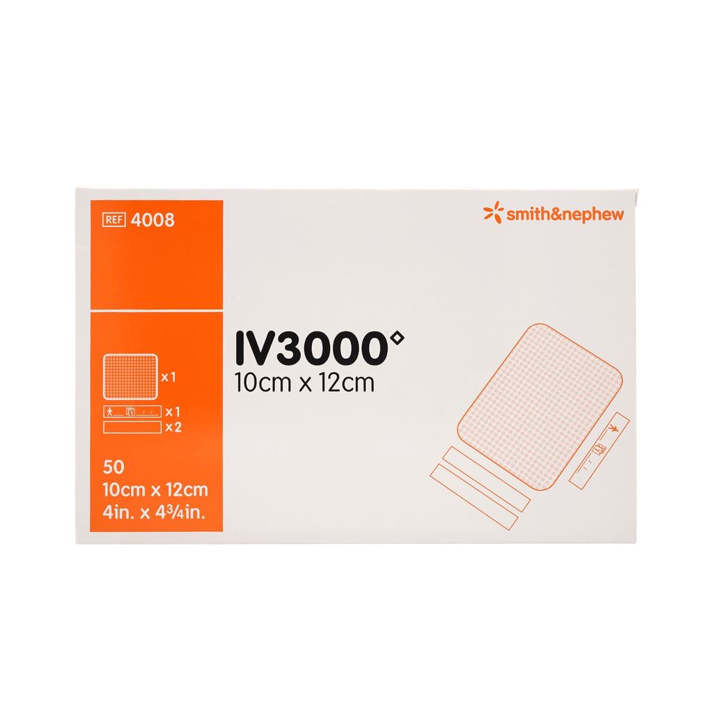 Opsite IV 3000 10x12 cm transp.Kanülenfixier. 50 St