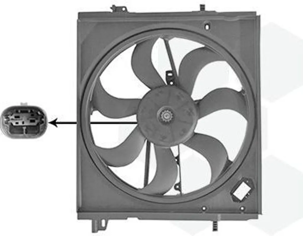 Stop Surchauffe Moteur : Ventilateur Radiateur pour NISSAN Qashqai II