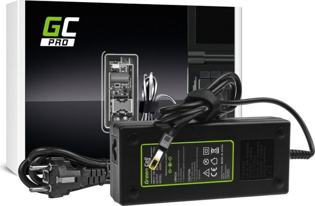 Green Cell PRO Notebook Netzteil für Lenovo 20V 6,75A 135W Produktbild 
