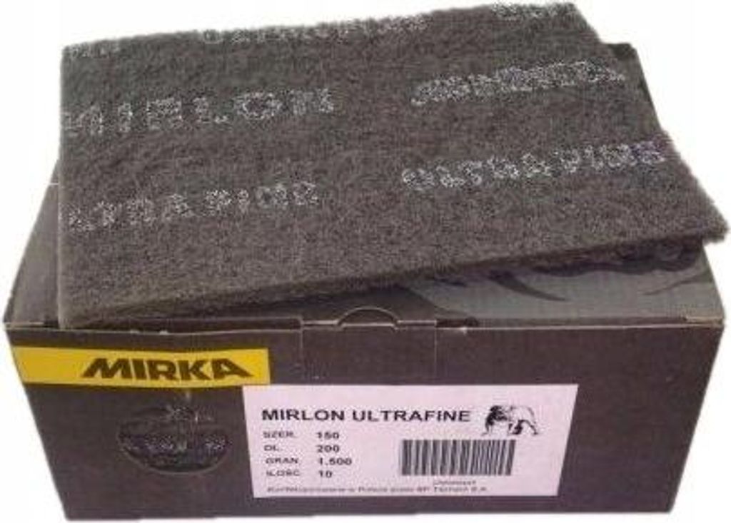 MIRKA MIRLON VLIES-SCHLEIFBLÄTTER P1500x 20 Stück