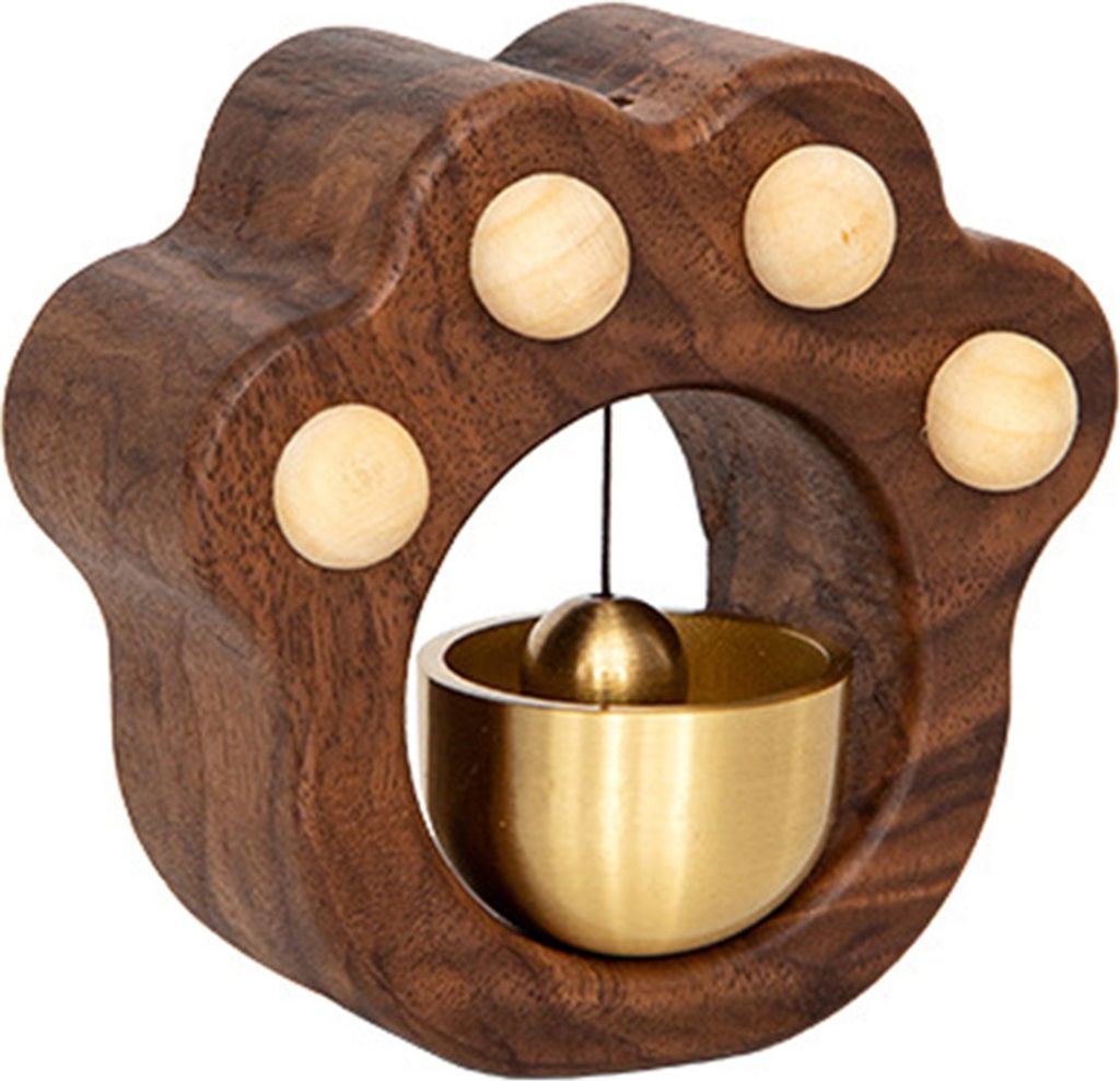 Retro -Stil magnetischer Saugpunch Alarm -Türklingel -Katzenpaw -Shop -Ladengeschäft für Haushaltsvorräte-D