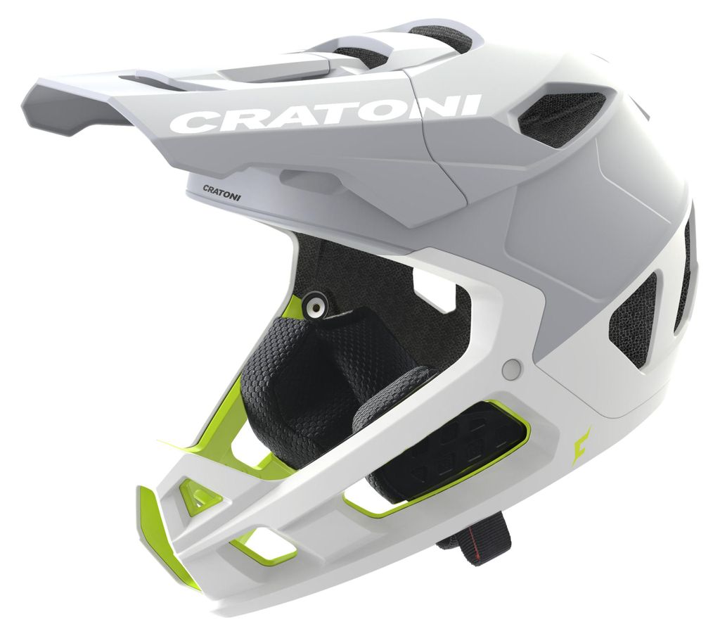 Cratoni Interceptor 2.0 Helm integral weiße Matte größe M-L (58-61 cm) 112303G2