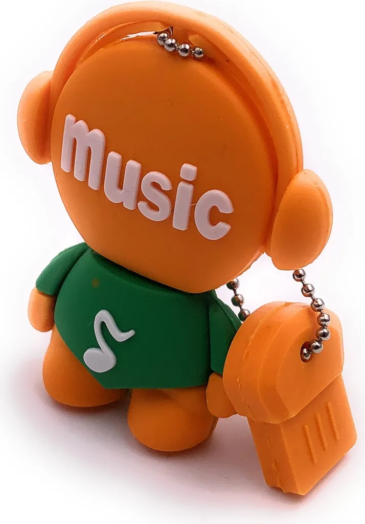 Onwomania Music Man USB 3.0 32GB - Chiavetta USB Divertente Arancione