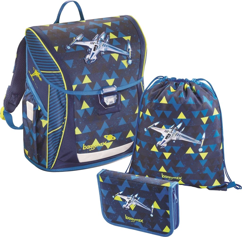 baggymax Schulranzen-Set Fabby 3-tlg Spaceship bm spaceship Produktbild 