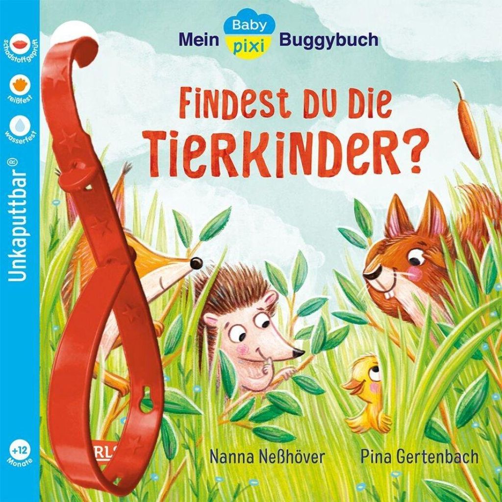 Carlsen Verlag GmbH Baby Pixi (unkaputtbar) 143: Mein Baby-Pixi-Buggybuch: Findest du die Tierkinder