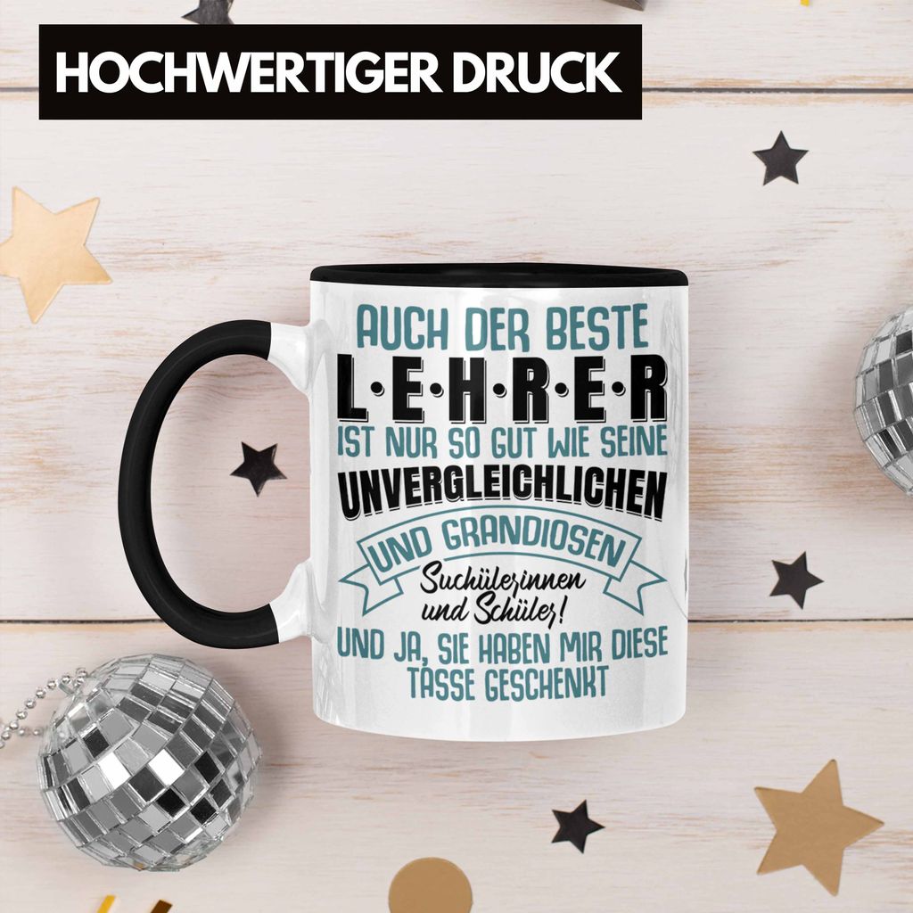 Lustige Lehrer Tasse 'Ein Mann Mit Klasse' – Geschenkidee Für Lehrer, Abschied, Geburtstag