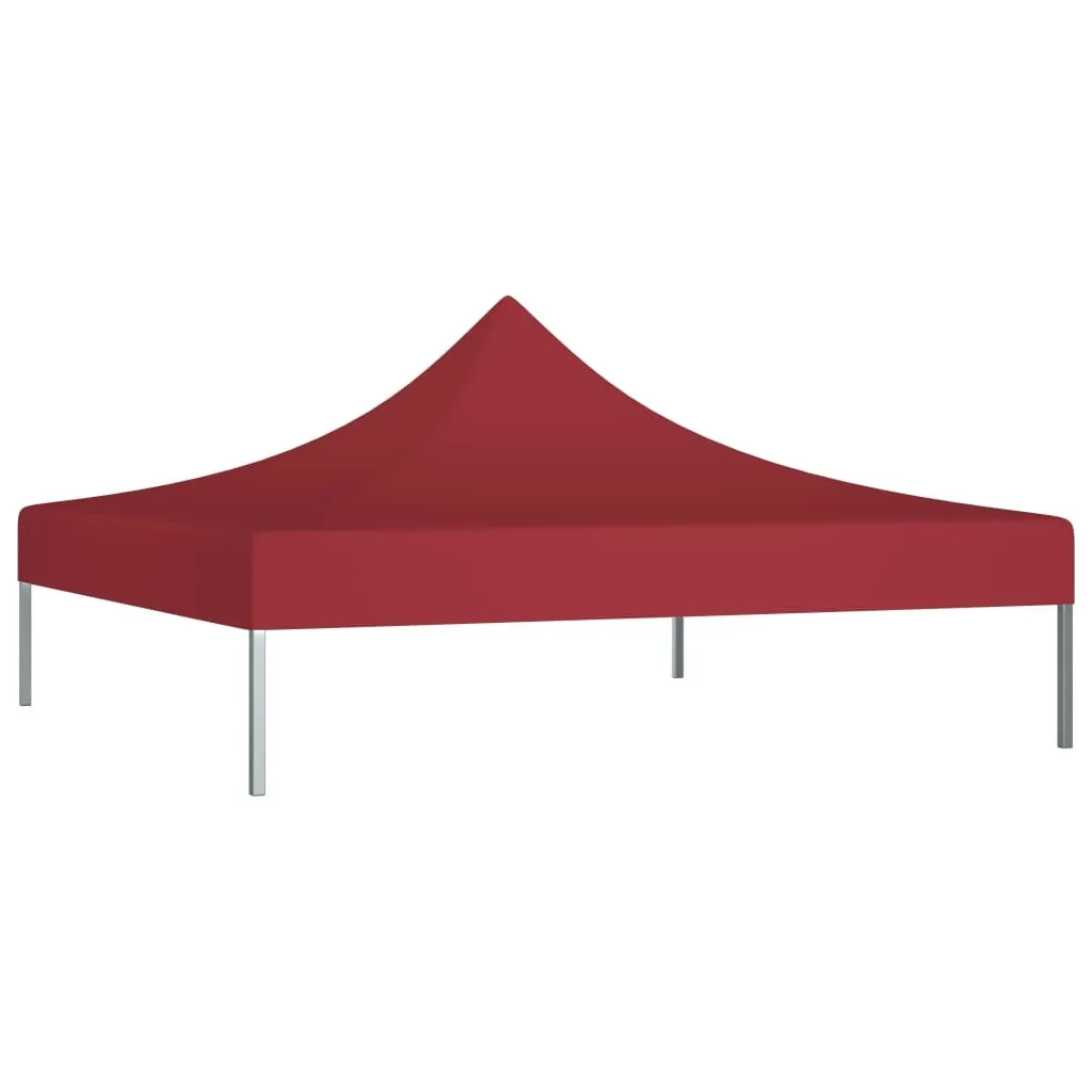 vidaXL Tenda Party 3x3 m rosso bordeaux 270 g/m²