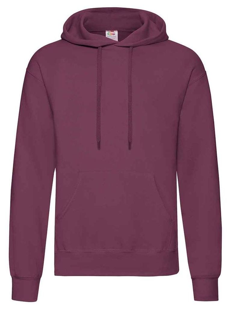 Fruit of the Loom - "Classic" Kapuzenpullover für Herren/Damen Uni LT1661 (XXL) (Burgunderrot)