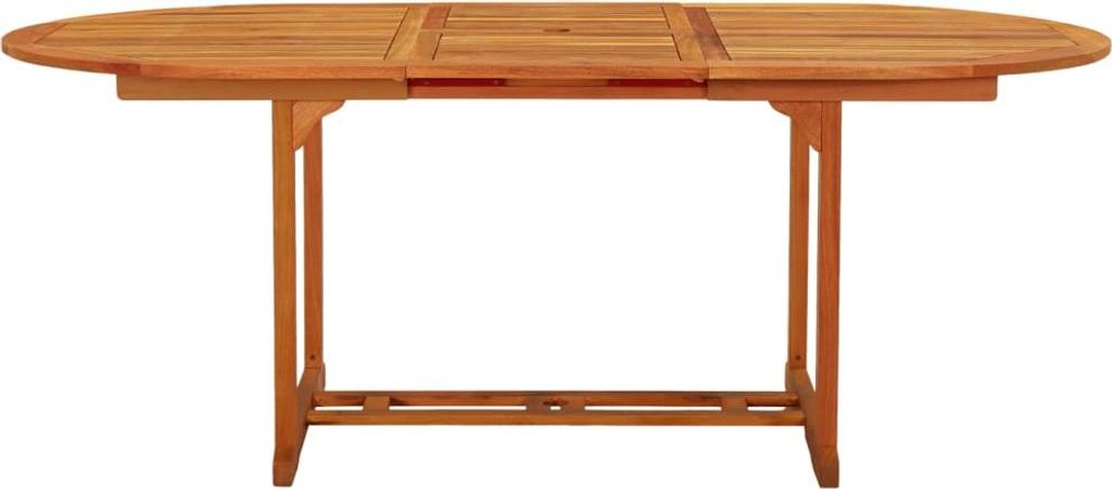 vidaXL Gartentisch 200x100x75 cm Massivholz Eukalyptus Produktbild 