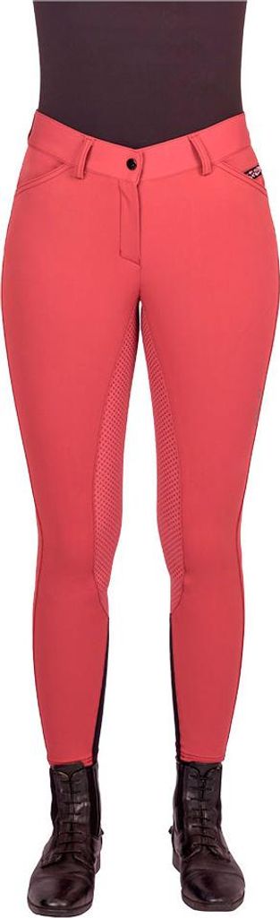 Reithose Arista Dia FullGrip zinfadel rot 36