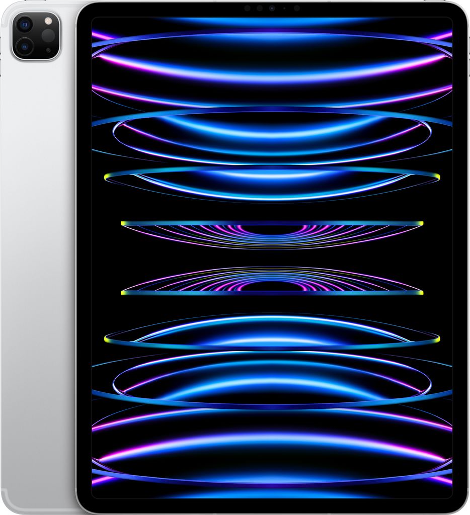 Apple iPad Pro 12.9 2022 5G 8GB RAM 256GB Silber DE Produktbild 