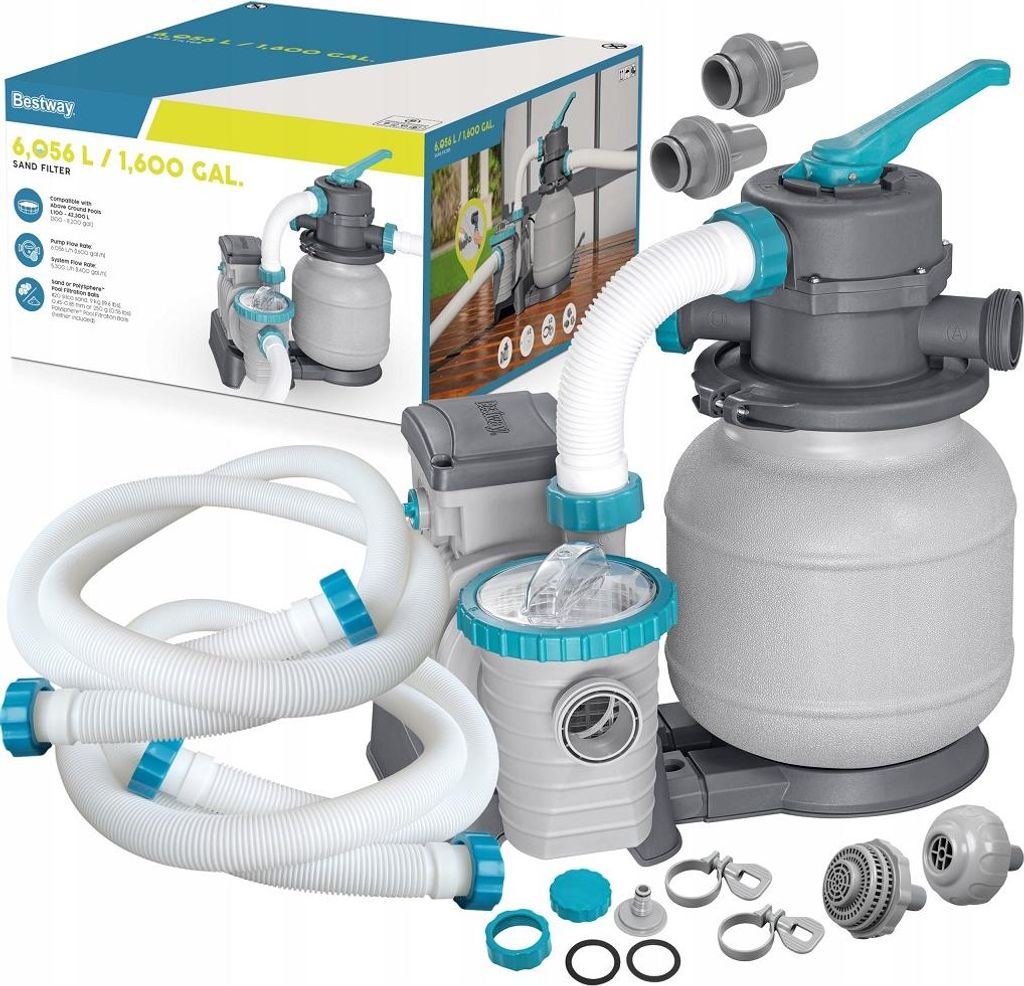 Bestway® 6056 l/h Sandfilterpumpe Filtration #58497 Produktbild 