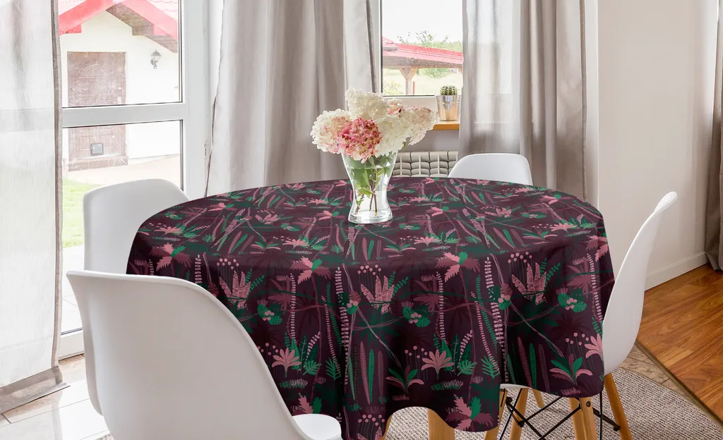 Tovaglia Circolare Jungle ABAKUHAUS 150 cm - Decorazione Cucina Glamour