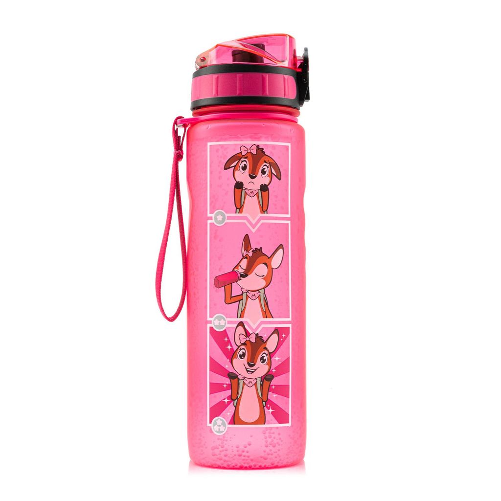 Gorjuss Trinkflasche Flasche Wasserflasche Sportflasche Pink Tritan 480ml 