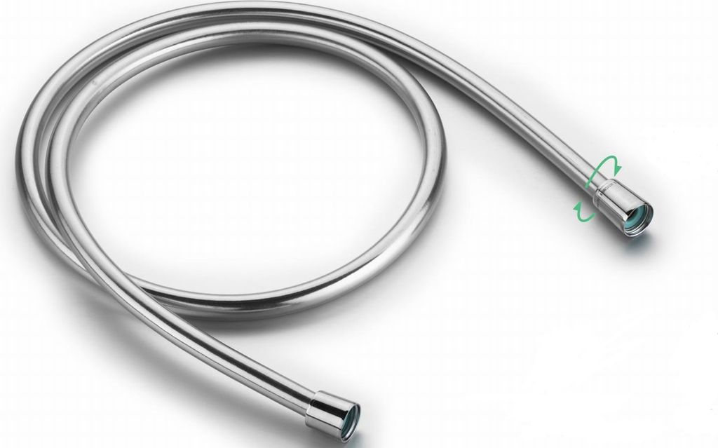 Antibakterieller Brauseschlauch in silber 180 cm