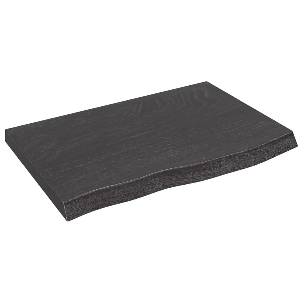 Top Mensola Rovere Massiccio SYFAX 60x40cm Marrone - Alta Qualità