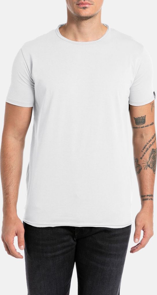 Replay Raw Cut Crew Shirt Herren