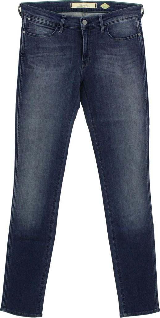 27422 Wrangler, Corynn, Damen Jeans Hose, Stretchdenim, blue used, W 30 L 32