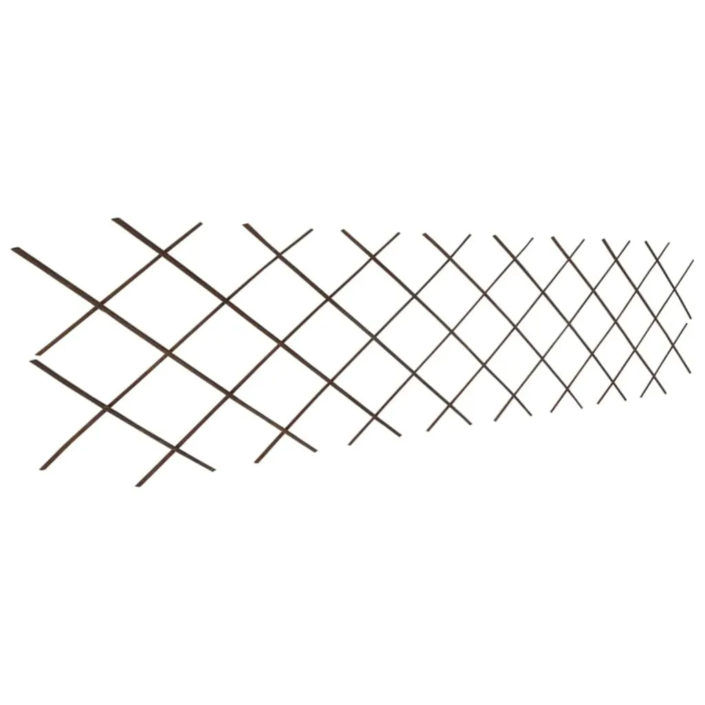 Treillis de Clôture Osier 180x60cm - Lot de 5 Brise-vues Jardin Déco