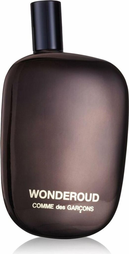 A bottle of COMME des GARÇONS Wonderoud Eau de Parfum.