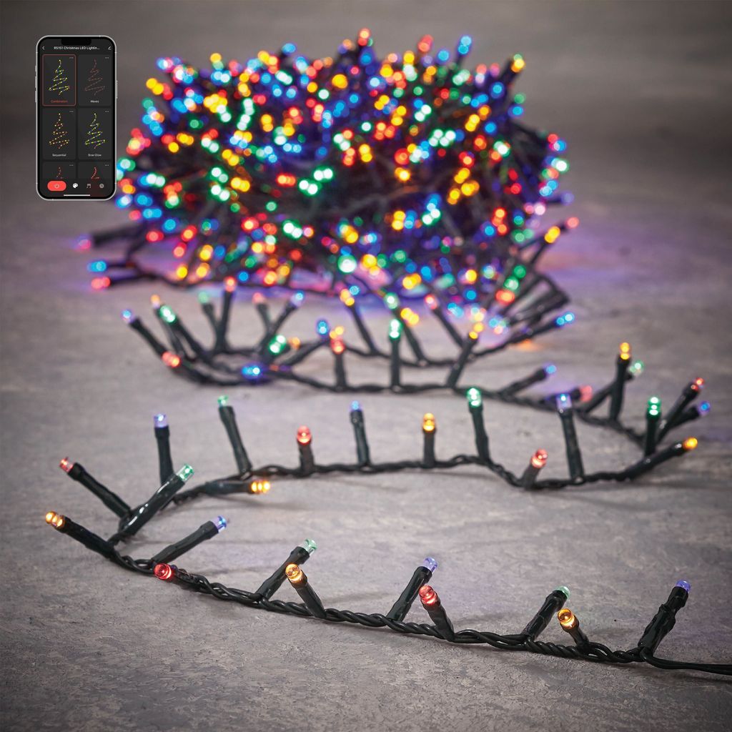 Luca Smart Lighting Snake-Lichterkette mit 1000 LED-Lämpchen - L2000 cm - Multicolor