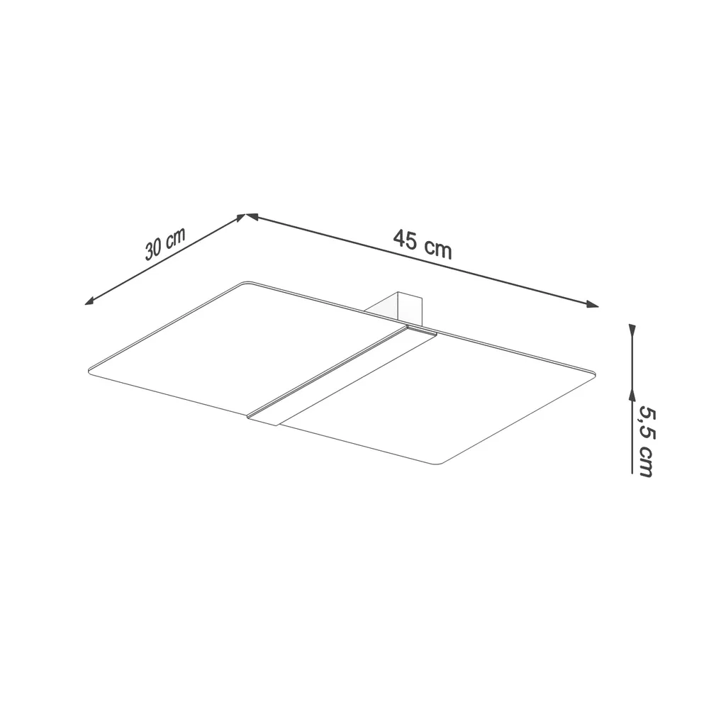Lampada da Soffitto Sollux AZALIA 4xG9 Acciaio e Vetro Bianco | Elegante - 4
