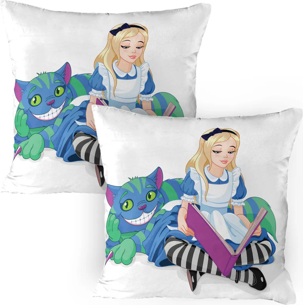 Federe Artistiche Alice nel Paese delle Meraviglie 80x80 ABAKUHAUS