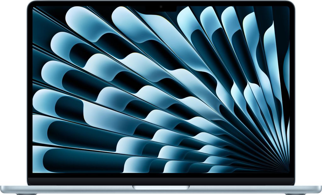 MacBook Air (13"), 2025, Himmelblau, M4, 10-Core-CPU, 8-Core-GPU, 16GB, 256GB