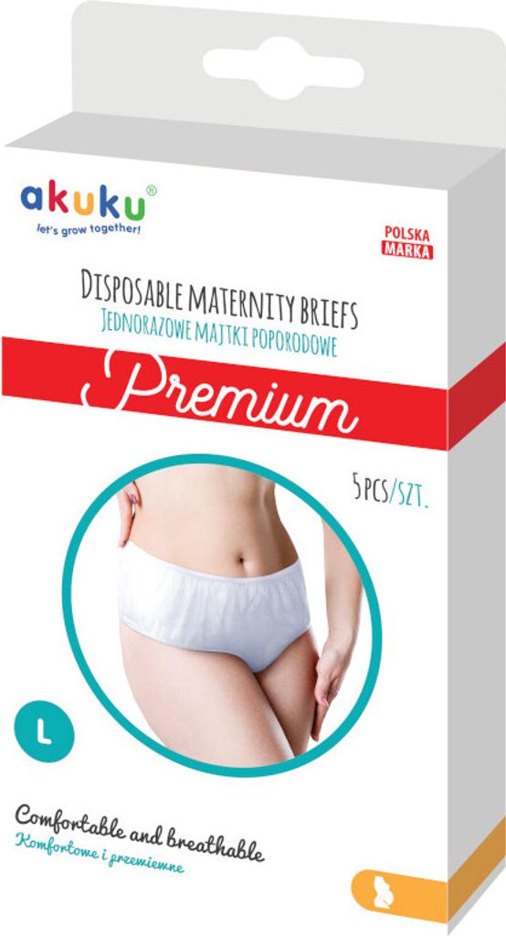 Einweghöschen nach der Geburt Akuku PREMIUM Größe. L Produktbild 