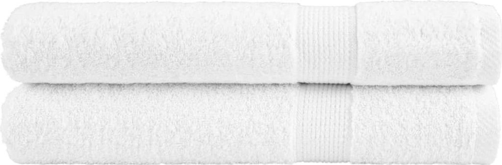 Premium Saunatücher SOLUND 2 Stk. Weiß 80x200 cm 600 g/m²
