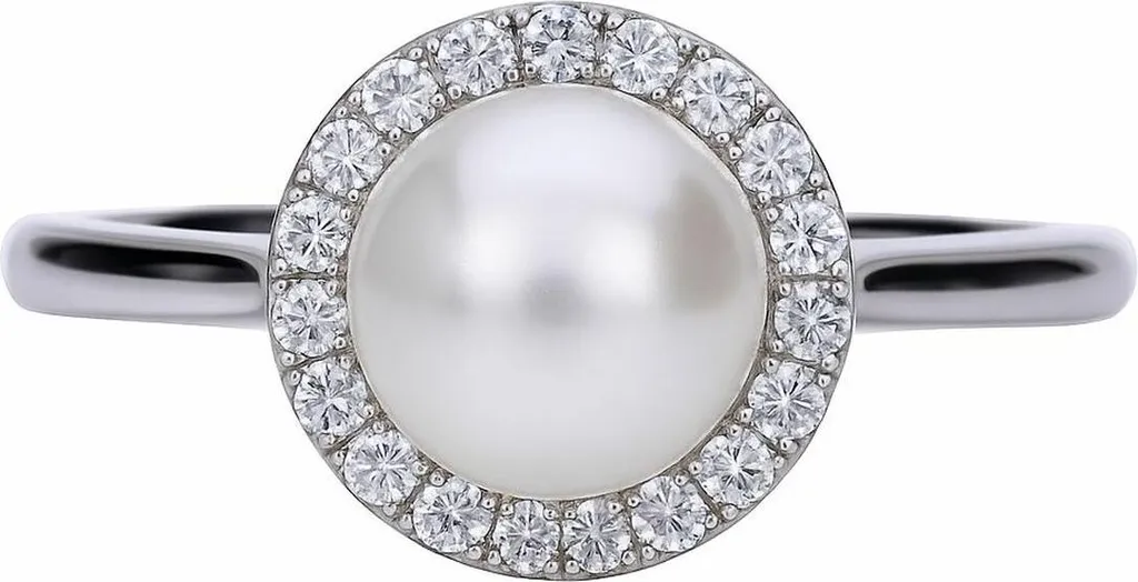Anello Donna Diamonfire 6117561111170 Perla e Argento per Eventi