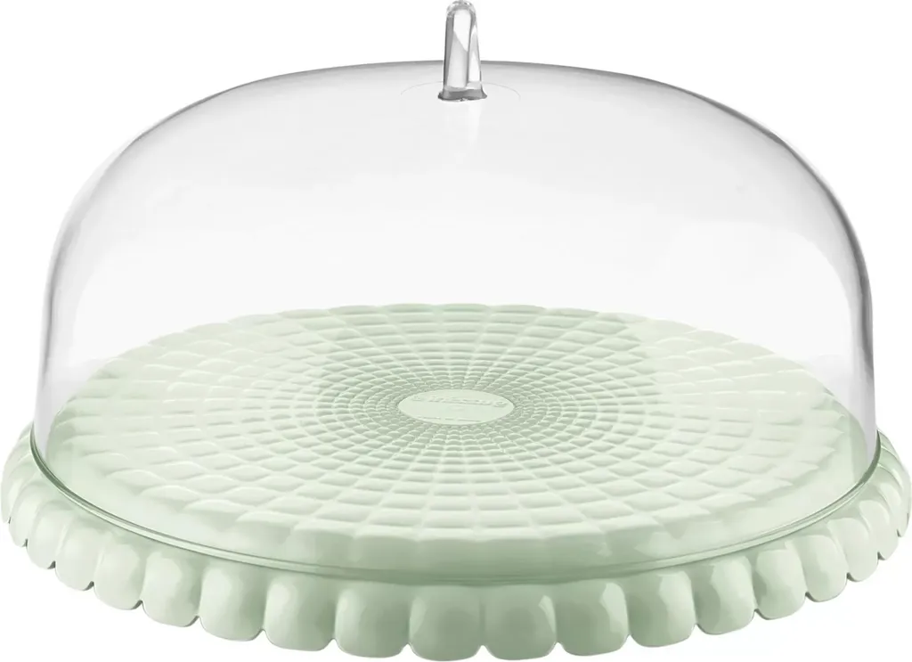 Vassoio per torte con coperchio Tiffany 36 cm verde chiaro