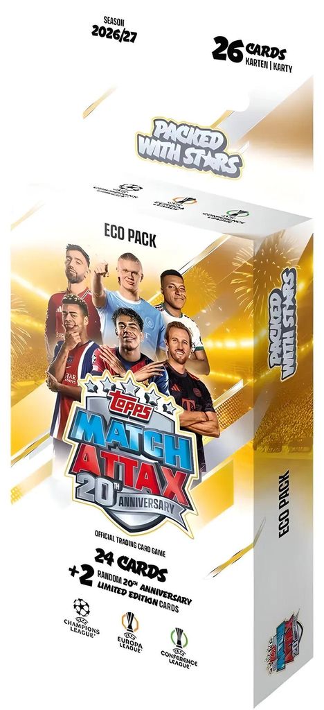 Topps Match Attax UEFA Club Competitions 2026/2027 ECO Pack Produktbild 