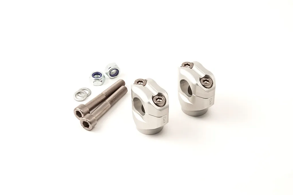 Pontet de guidon LSL Gsf1200 argenté +10mm contre mal de dos moto