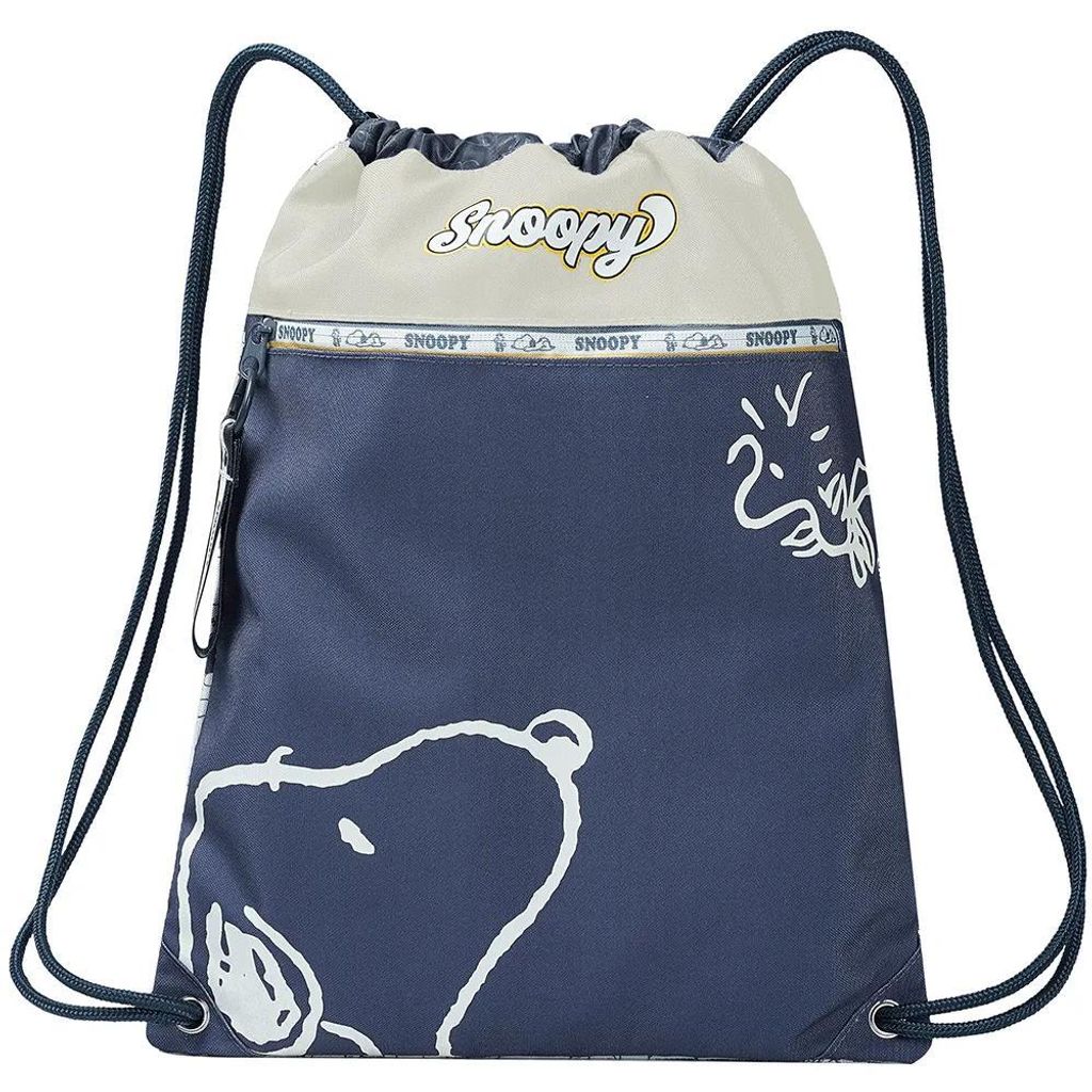 Snoopy Comic Turnbeutel Blau Kinder Blau One Size