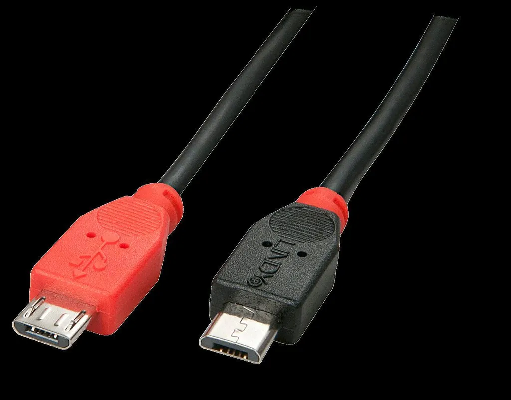 Cavo usb Lindy 2 Kabel Micro-B / Micro-B OTG, 2m Micro-B St Micro-B