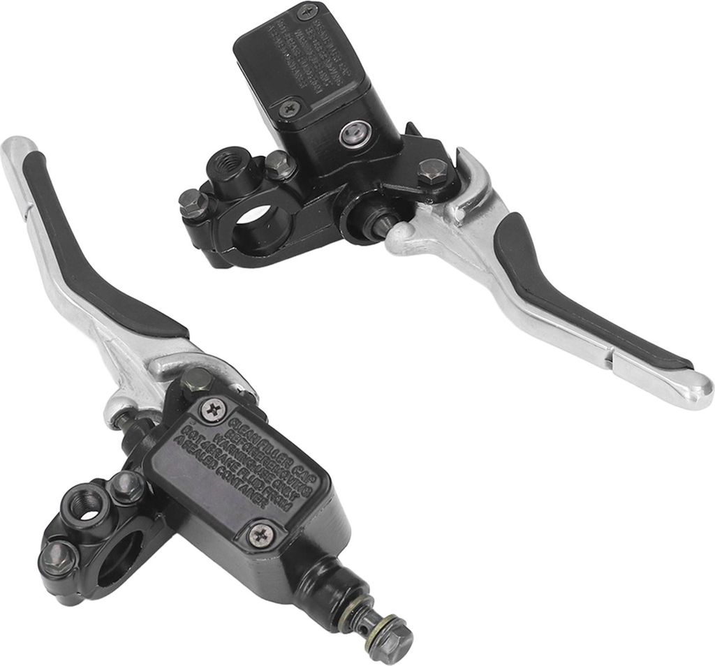 Paar Motorrad links rechts Bremsgriff Hebel mit Öldose Aluminiumlegierung CNC -Ersatz für YQ50 Aerox 1997-2013