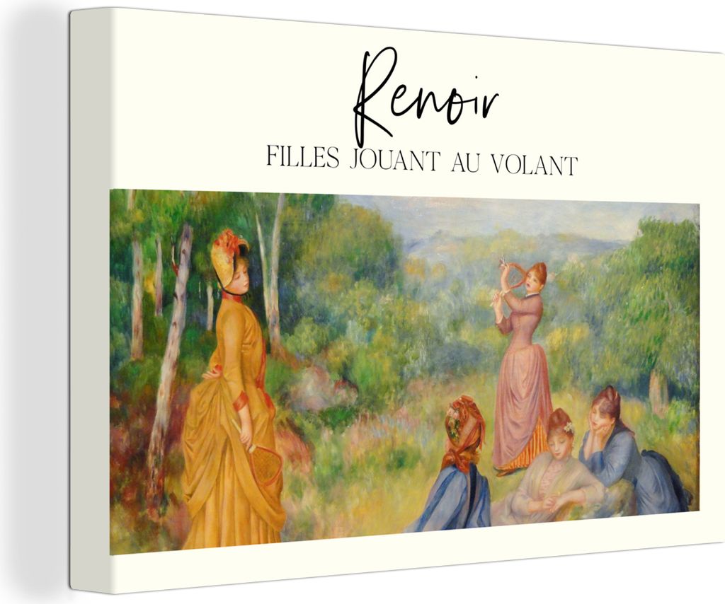 OneMillionCanvasses - Leinwandbilder - 140x90 cm, Kunst - Renoir - Alte Meister, Wandbilder Kunstdruck Wanddekoration - Foto auf Leinwand - Gemä...