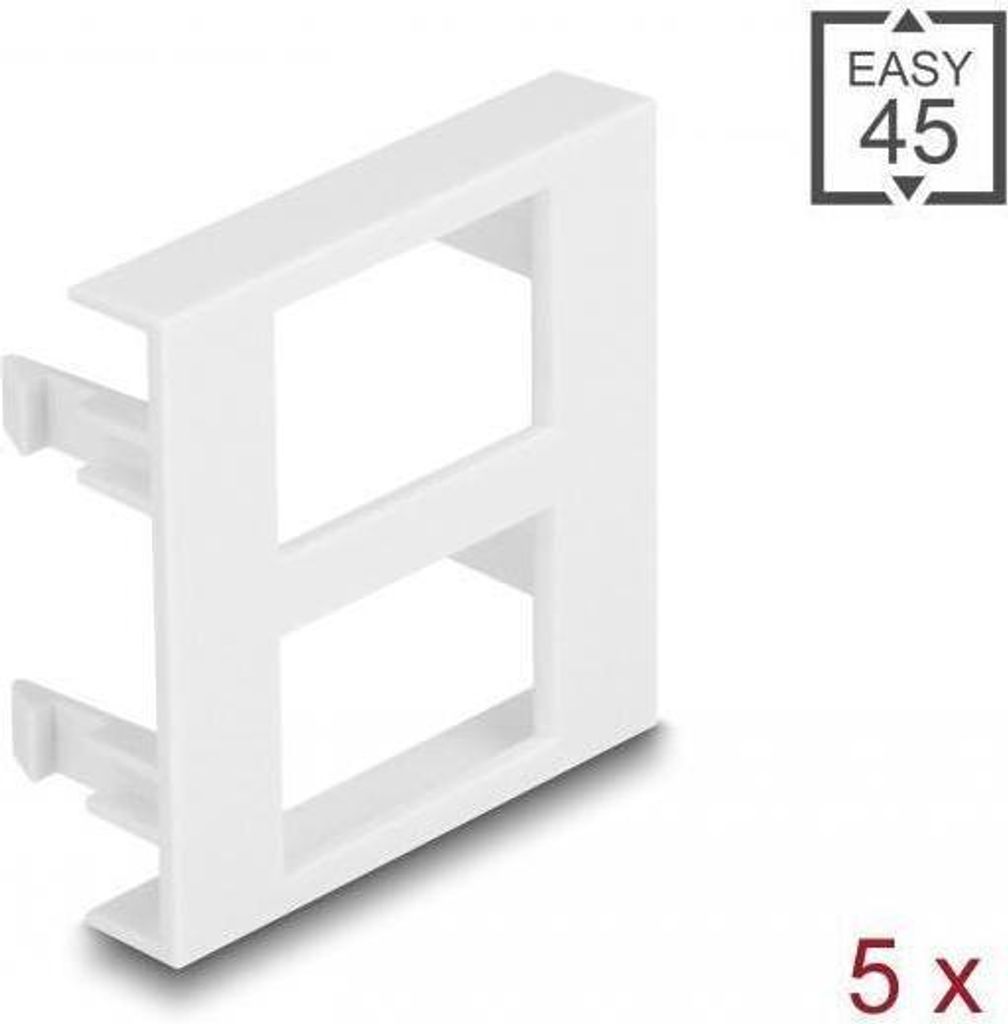 DeLOCK Easy 45, Weiß, Kunststoff, Polycarbonat (PC), Produktbild 