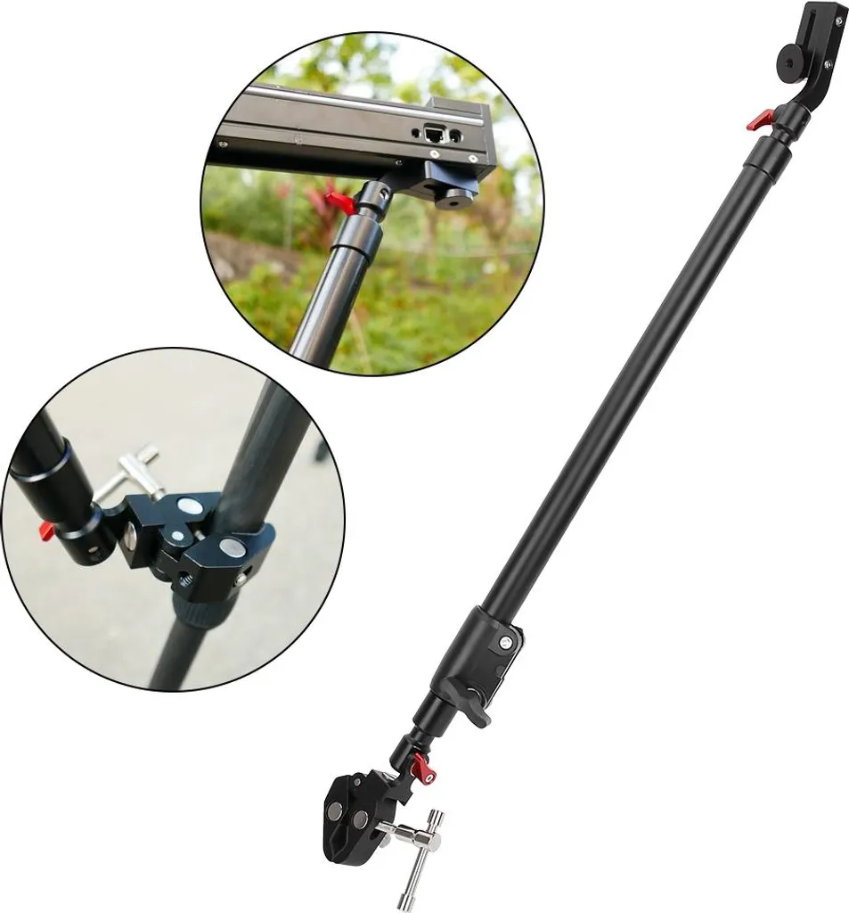 Tiges support caméra vidéo portable aluminium pour éviter les vibrations