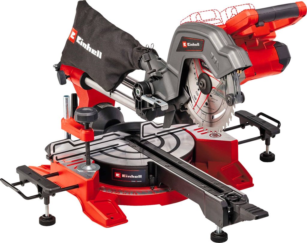 EINHELL Akku-Zug-Kapp-und Gehrungssäge TE-SM 36/8 L Li-Solo, 36Volt