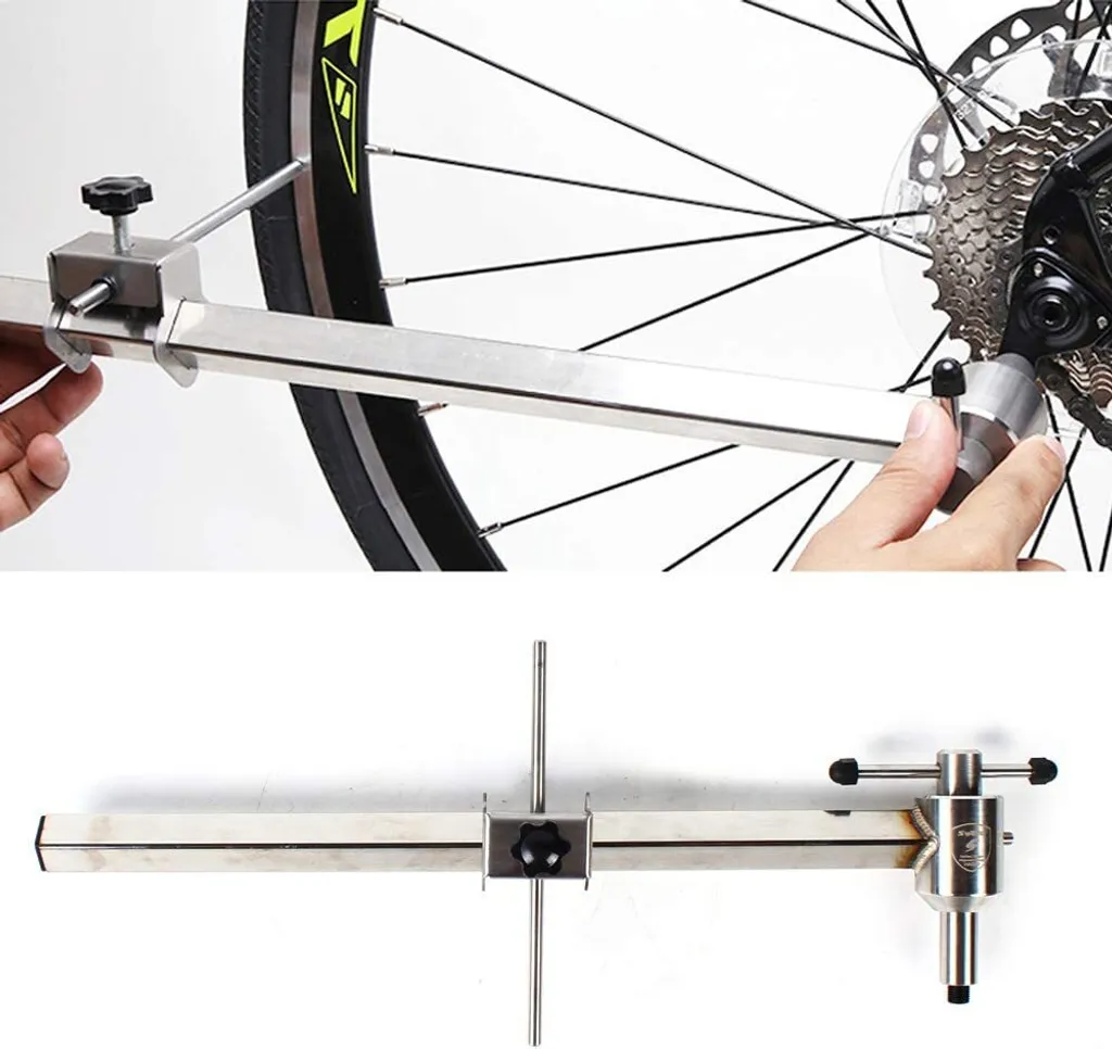 Jauge de réglage pour dérailleur de vélo inox avec embout rotatif 360